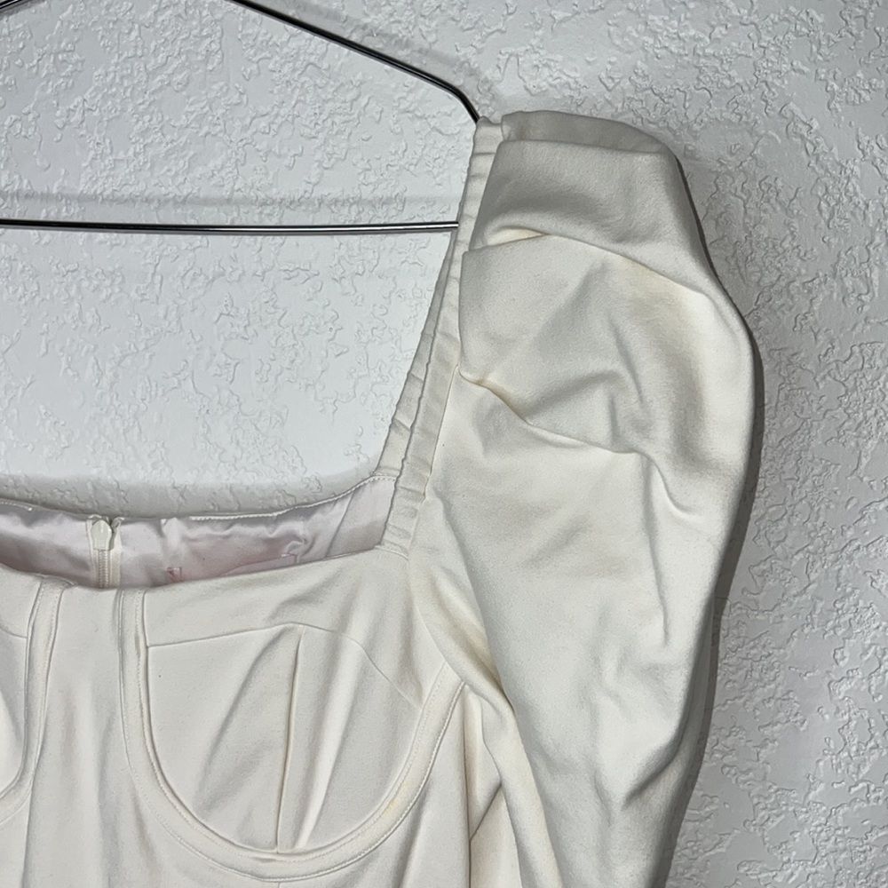 NWT SELKIE x REVOLVE The Boleyn Dress in Ivory Small - Picture 5 of 15